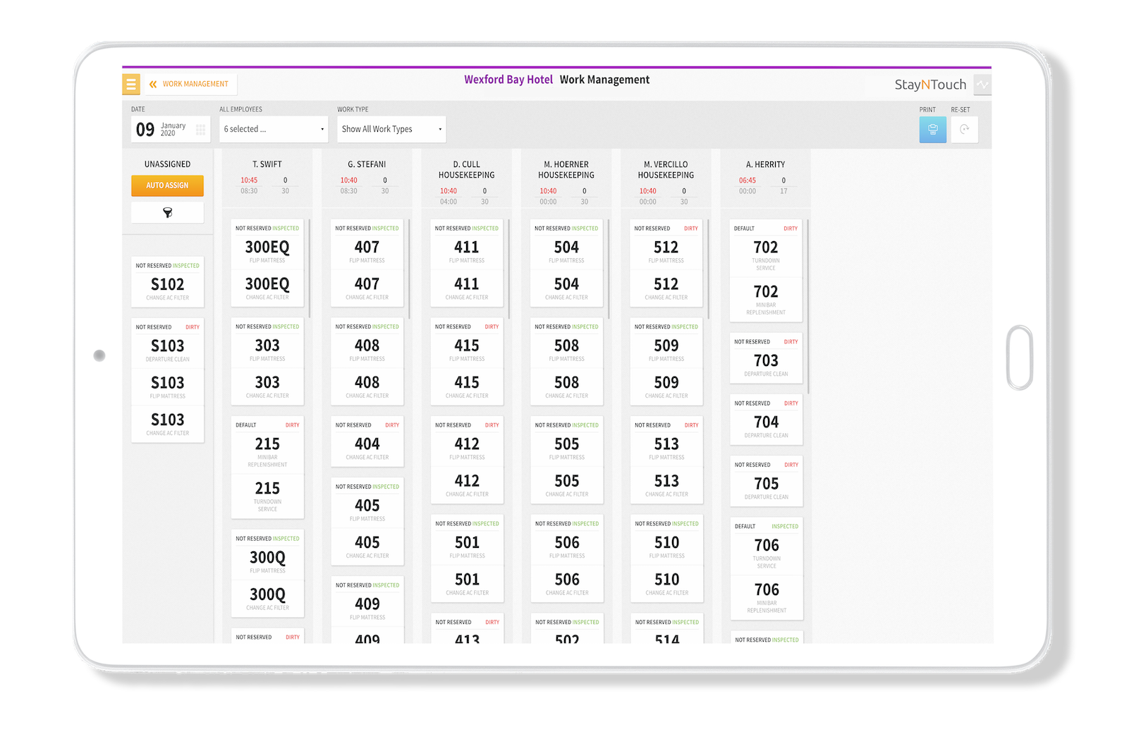 Cloud PMS Housekeeping Management Preview