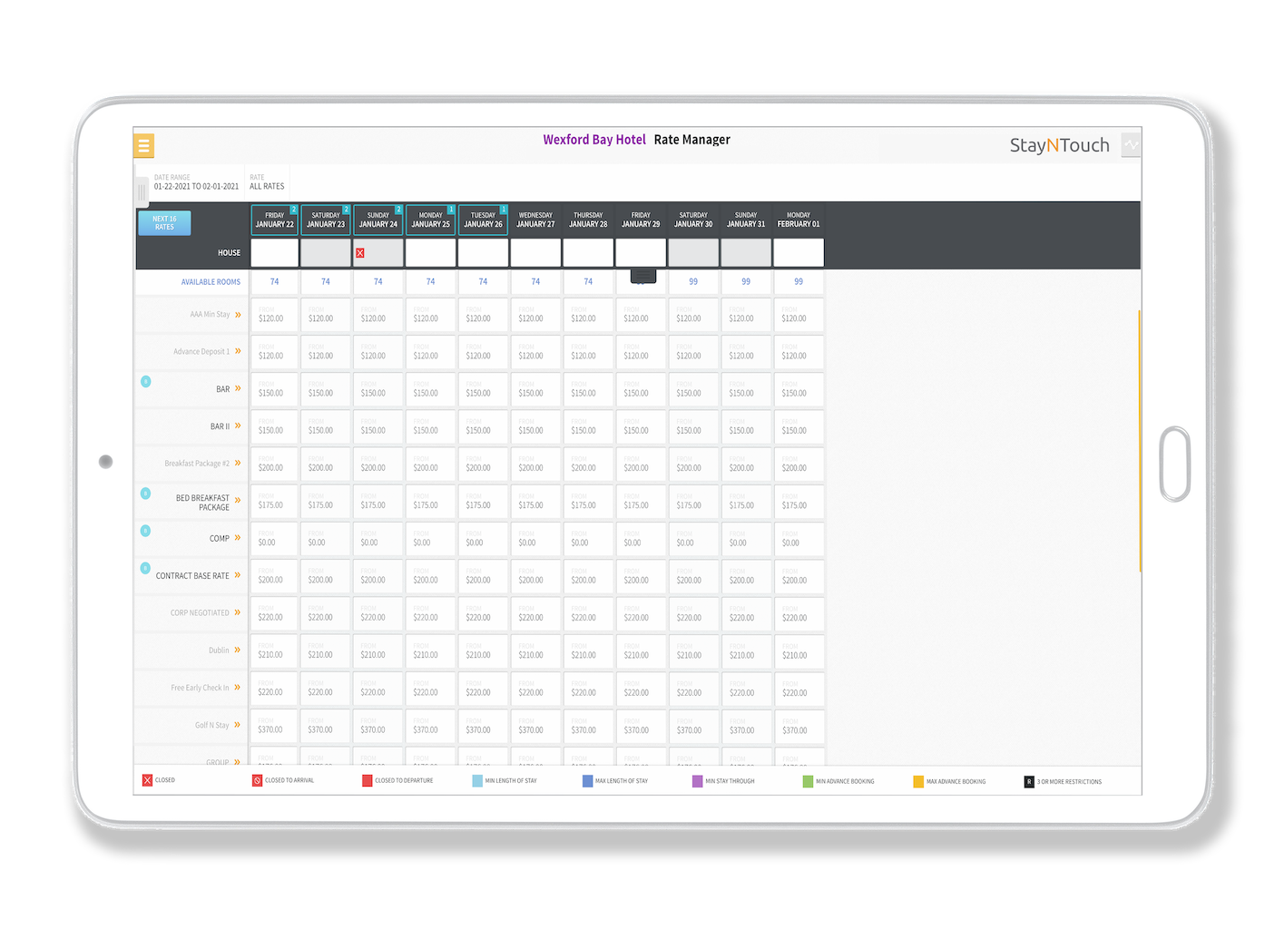 Cloud PMS Hotel Revenue Management Preview